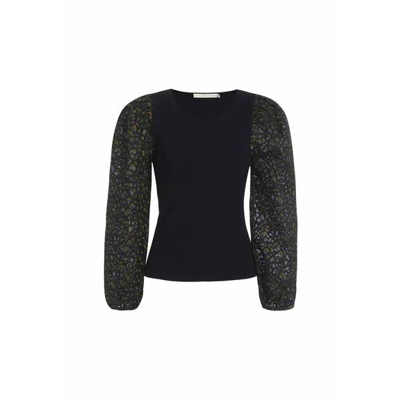 NEW MARIE OLIVER velara top in plume emb - Picture 4 of 4